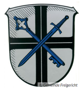 Immobilienbewertung in Freigericht. Wappen der Gemeinde Freigericht im Main-Kinzig-Kreis